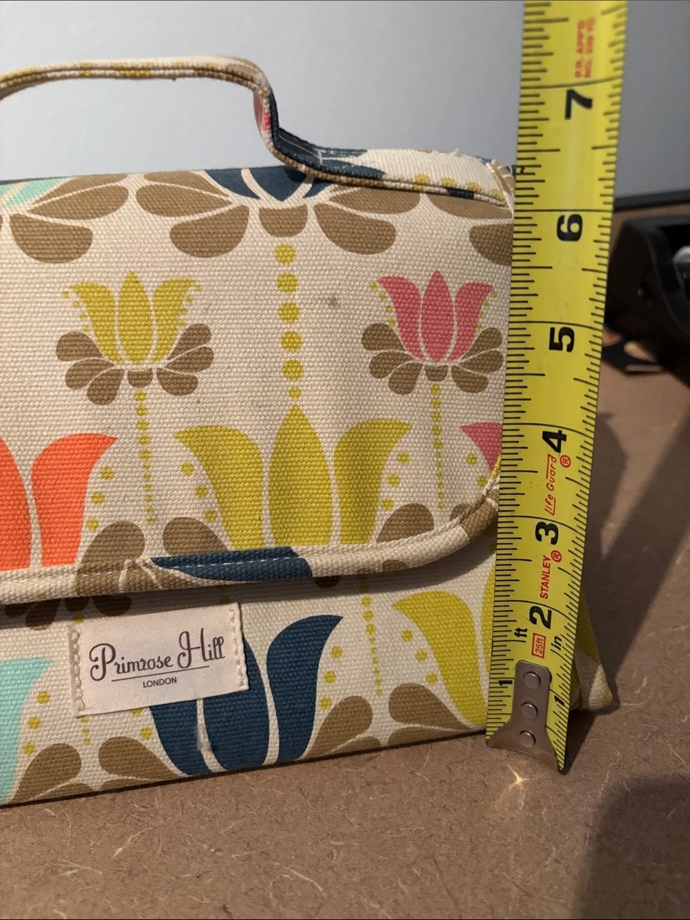 Primrose Hill Floral Travel Cosmetic Bag - Multicolor Tulip Print